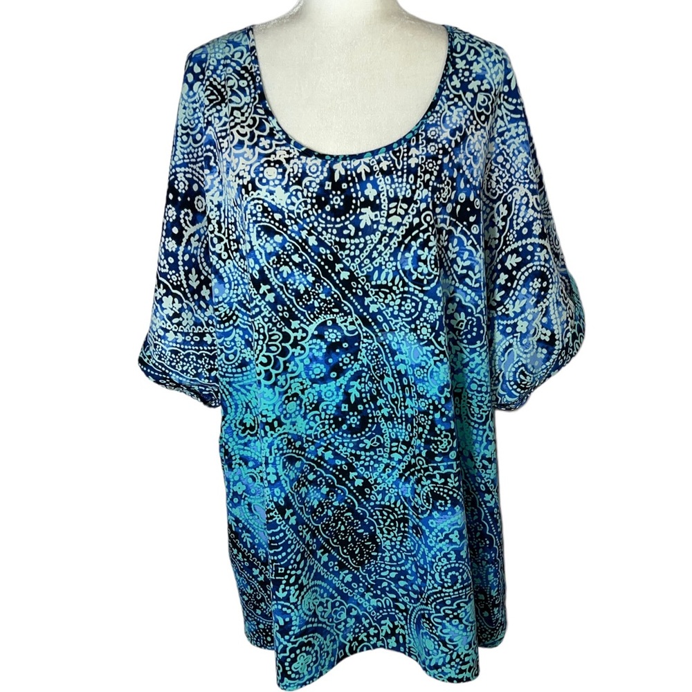 “Maggie Barnes” Short Sleeve Blouse